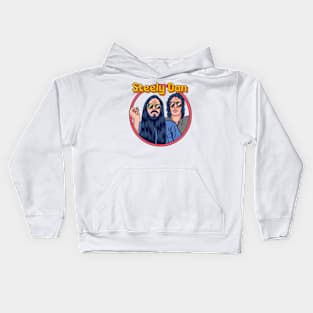 Retro Style Steely Dan Cartoon Design Kids Hoodie